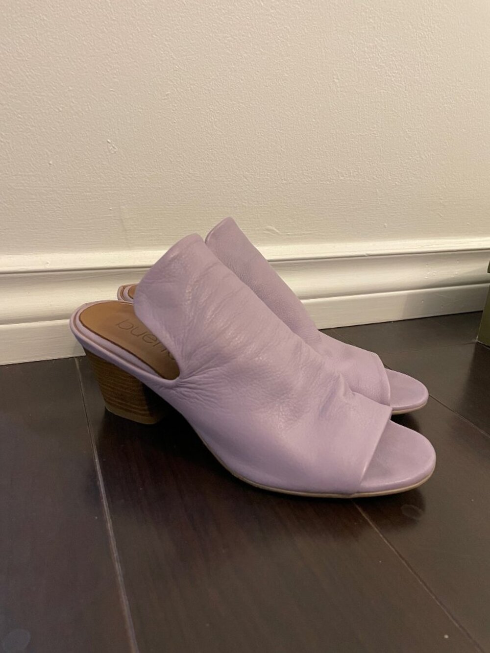 Bueno leather heeled sandals